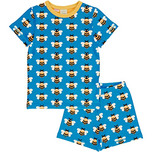 Maxomorra Kinder Schlafanzug mit Bienen Pyjama Picnic BEE Gr. 110/116 von Maxomorra