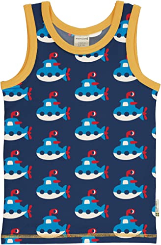 Maxomorra Kinder Tank Top - Unterhemd mit U-Booten Tanktop Submarine (146-152) von Maxomorra