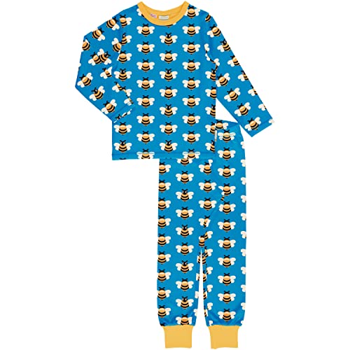 Maxomorra Pyjama Schlafanzug mit Bienen Picnic BEE (Gr. 146/152) von Maxomorra