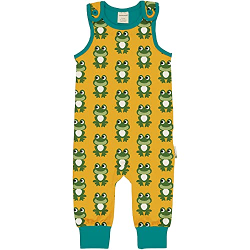 Maxomorra Strampler Overall mit Fröschen Motiv Playsuit FROG (92-98) von Maxomorra