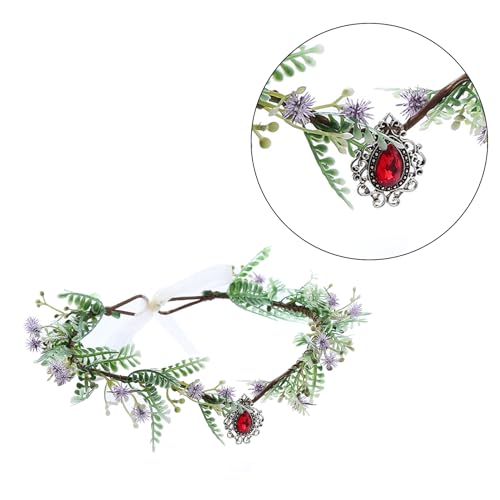 Elegantes Haarband In Blumenform Bohemian Stirnband Für Mädchen Halloween Cosplay Fee Trendiges Model Show Stirnband Hochzeits Haarschmuck Für Frauen Zarter Hochzeits Haarschmuck Für Hochzeit von Maxtonser