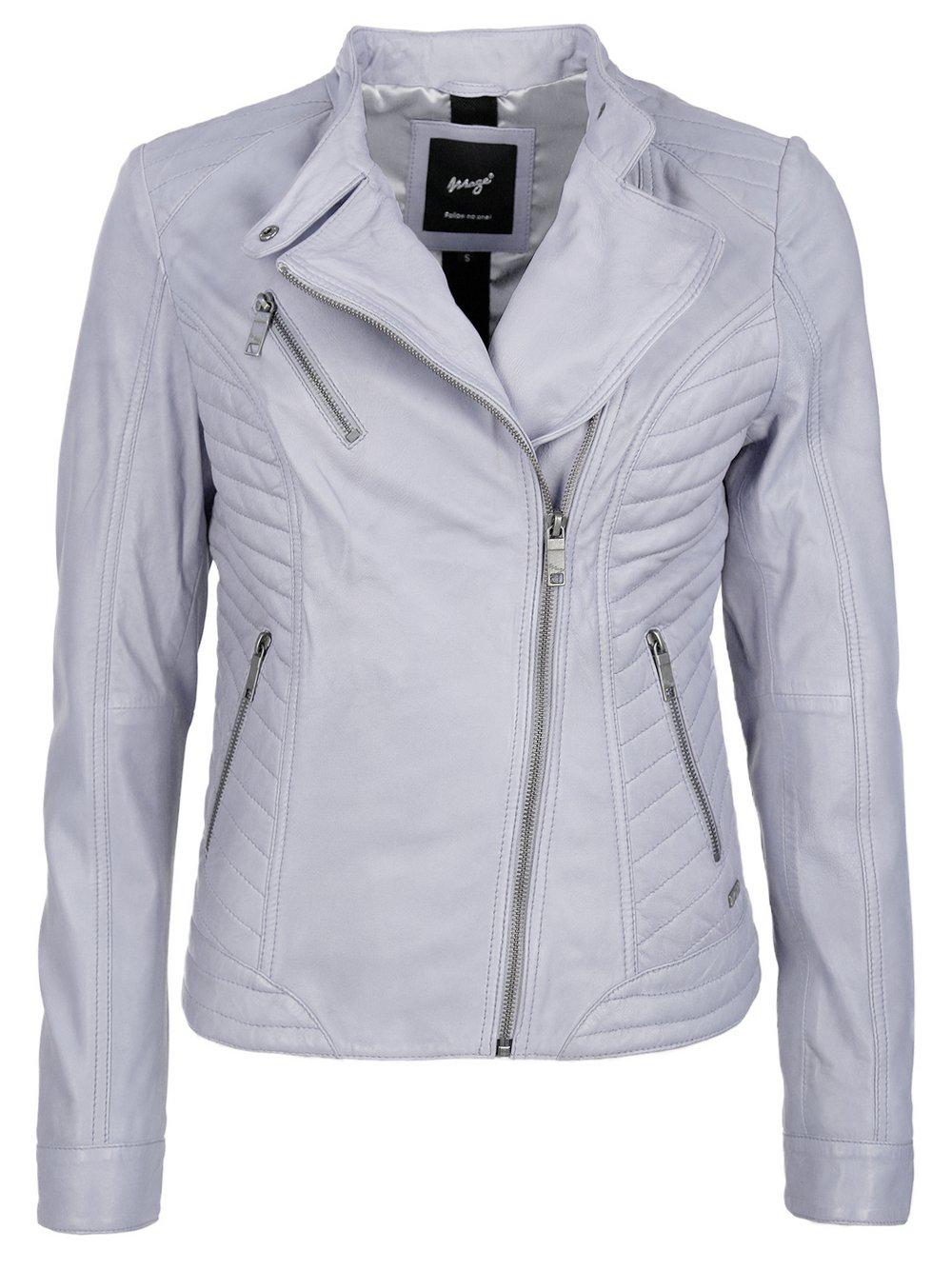 Maze Lederjacke Damen, blau von Maze