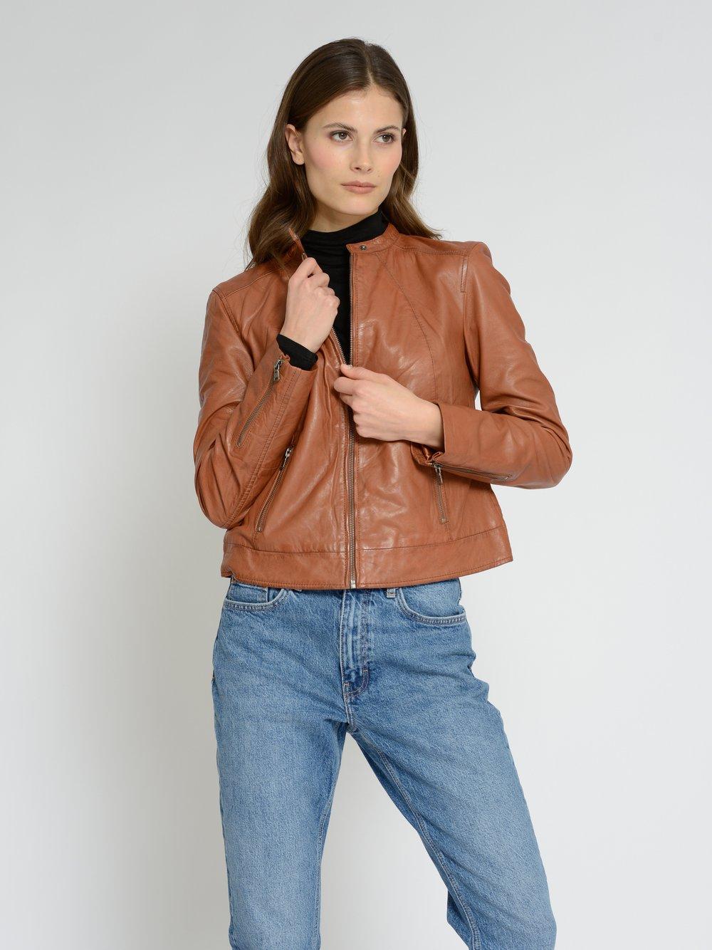 Maze Lederjacke Damen, cognac von Maze