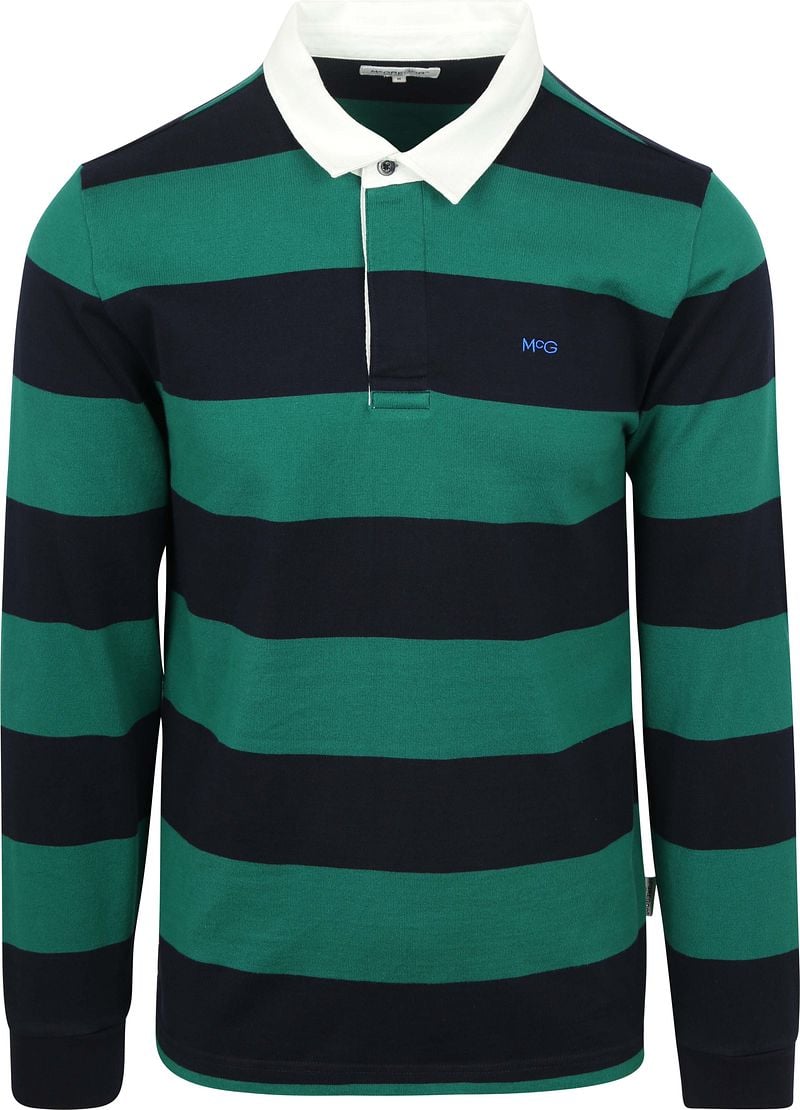 McGregor Rugbyshirt Streifen Navy Grün - Größe XXL McGregor Rugbyshirt Streifen Navy Grün - Größe XXL von McGregor