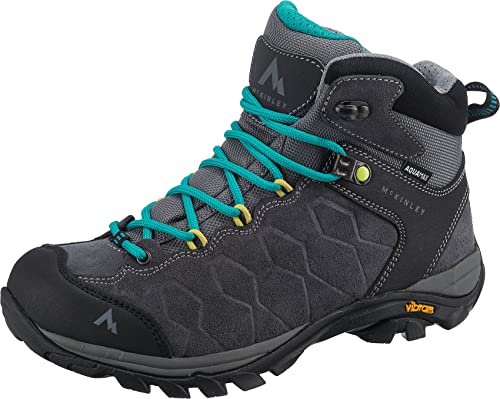 McKINLEY Damen Denali II Mid AQX Trekkingschuhe, Anthracite/Turquoise, 38 EU von Mc Kinley