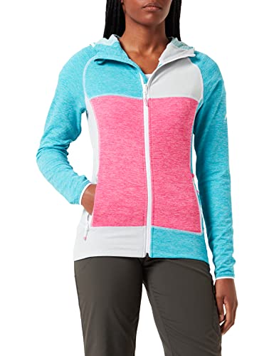 McKinley Damen Montina Hd Jacke, Blue Aqua/Pink/Grey, 40 von Mc Kinley