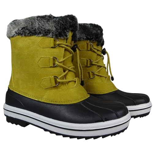 McKINLEY Herren Lomas II Stiefel, Black/Yellow, 32 EU von Mc Kinley