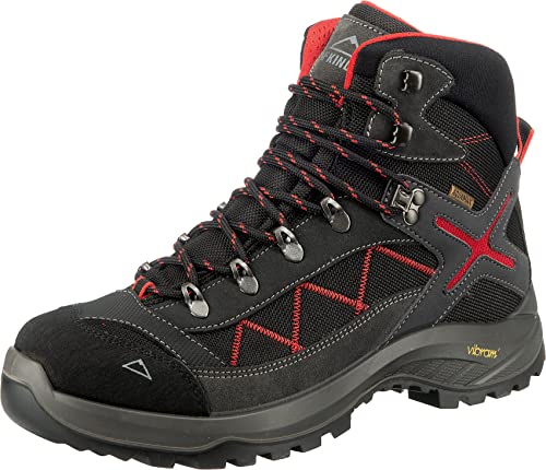 McKINLEY Herren Magma Mid 2.0 AQX Trekking-& Wanderstiefel, Grau (Grey/Red 900) von Mc Kinley