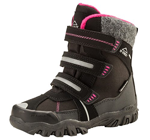 McKINLEY Unisex-Kinder Drake II AQX Jr Trekking-& Wanderstiefel, Schwarz Pink von Mc Kinley