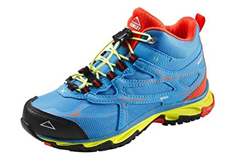 McKINLEY Unisex-Kinder Evosome MID Aquamax Trekking-& Wanderstiefel, Blau (Blue/Red/Green 904), 34 EU von Mc Kinley