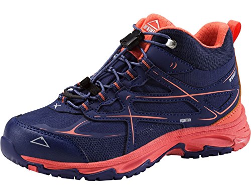 McKINLEY Unisex-Kinder Multifunktionsschuh Evosome MID AQX Jr. Trekking-& Wanderstiefel, Blau (Navy Dark/Red Light 905) von Mc Kinley