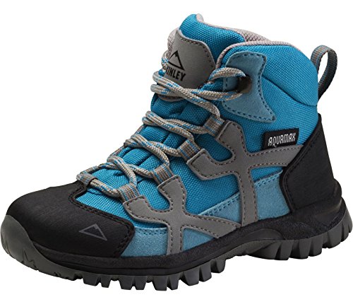 McKINLEY Unisex-Kinder Santiago Pro Aquamax Trekking-& Wanderstiefel, Grau (Anthracite/Turquoise 903) von Mc Kinley