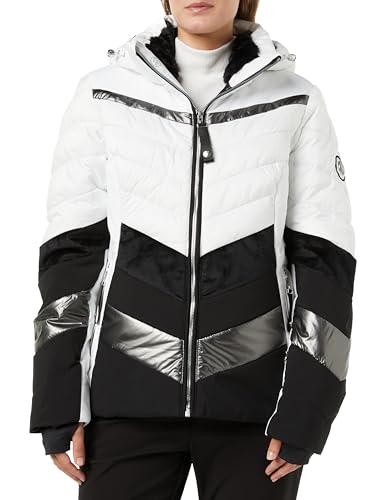 Mckinley Damen Idabella Jacke, Weiß/Schwarz Nacht/Wh, 52 von Mc Kinley