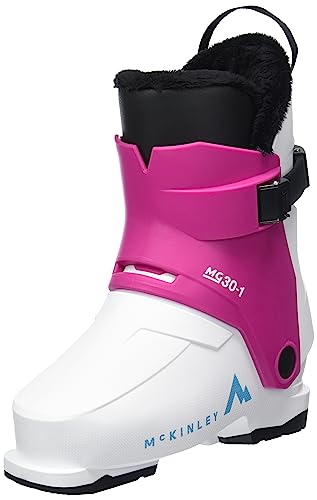 McKinley Jungen Unisex Kinder Mg30-1 Schneestiefel, White/Pink, 23 EU von Mc Kinley