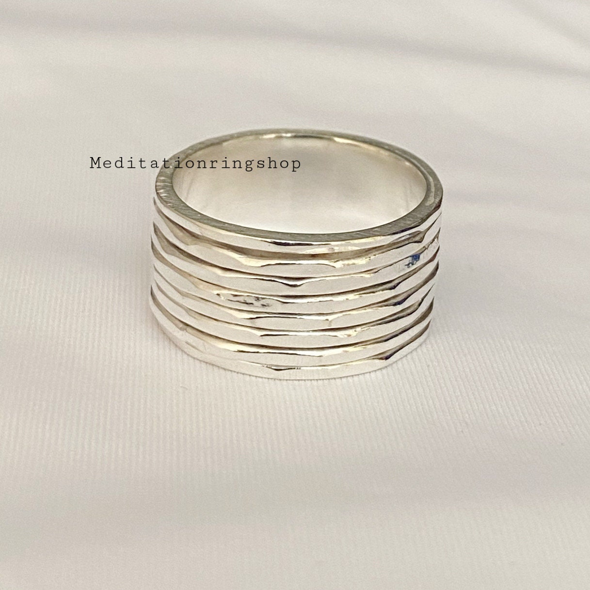 925 Sterling Silver Spinner Wide Band Ring, Handmade Jewelry, Women Hammered Christmas Gift For Promise 925 Sterling Silver Spinner Wide Band Ring, Handmade Jewelry, Women Hammered Christmas Gift For Promise von Silverjewellery30