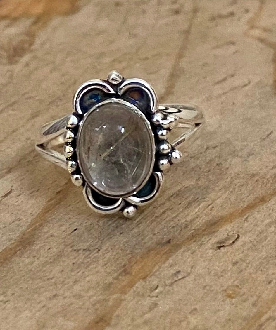 Golden Rutile Ring, Man For Women Christmas Jewelry, 925 Sterling Silver Handmade Gemstone Gift Promise Golden Rutile Ring, Man For Women Christmas Jewelry, 925 Sterling Silver Handmade Gemstone Gift Promise von Silverjewellery30