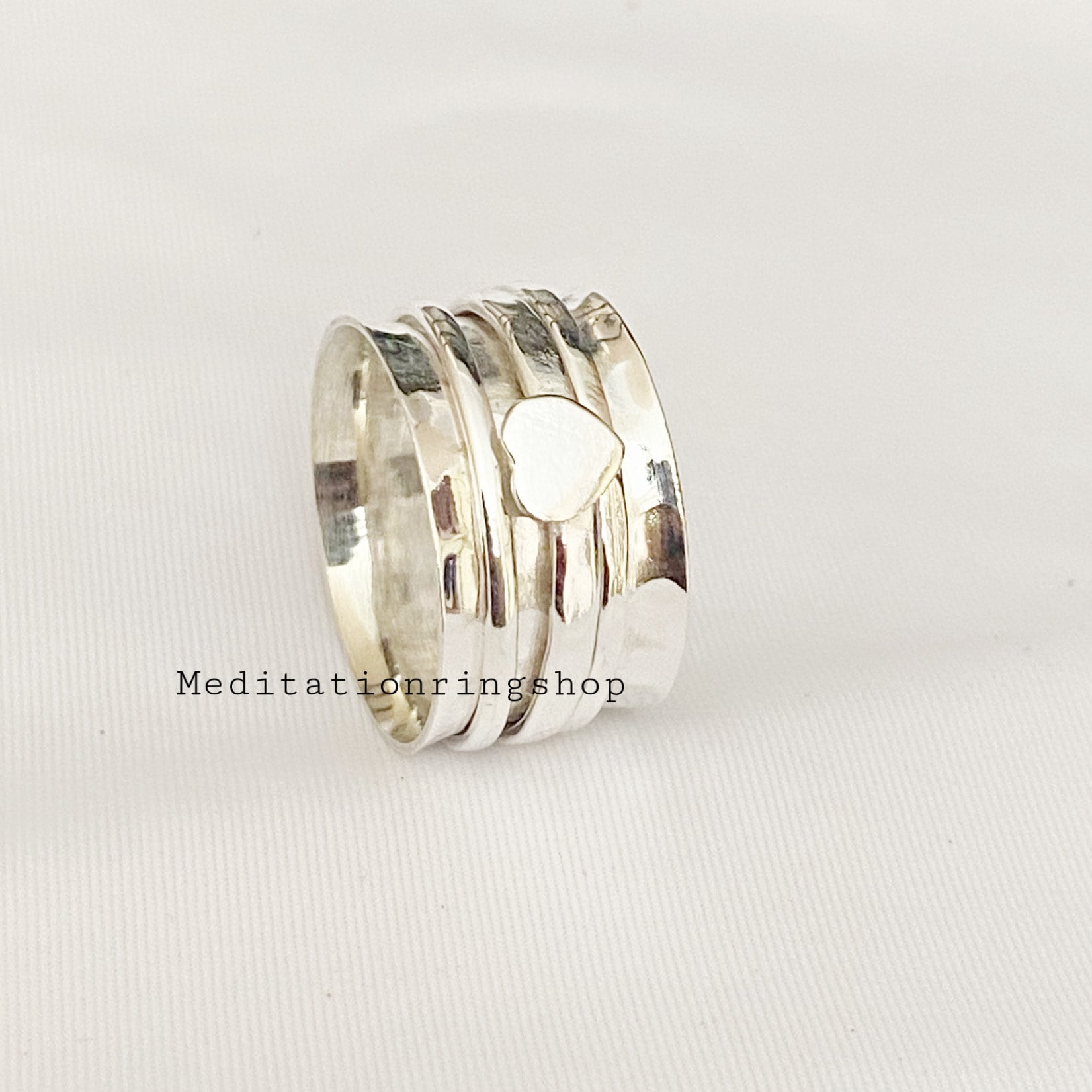 Heart Shape 925 Sterling Silver Spinner Ring//Handmade Ring//Statement Ring//Meditation Ring//Women Riing//Man Ring//Gift-Her Christmas// Heart Shape 925 Sterling Silver Spinner Ring//Handmade Ring//Statement Ring//Meditation Ring//Women Riing//Man Ring//Gift-Her Christmas// von Silverjewellery30