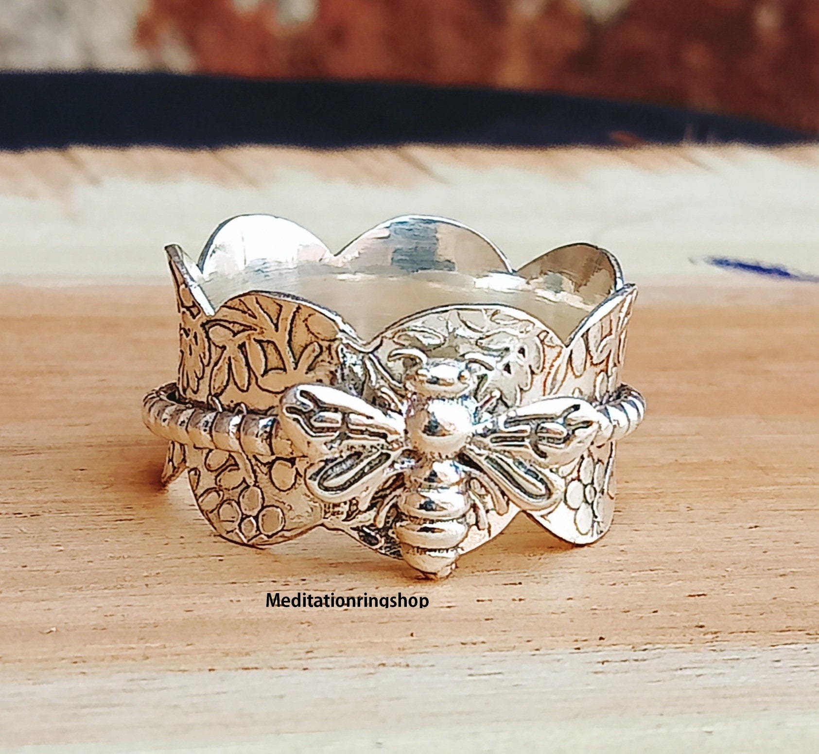 Silver Buyer Ring, Bee Designer 925 Sterling Handmade Jewelry, Beautiful Designer, Christmas Wedding Silver Buyer Ring, Bee Designer 925 Sterling Handmade Jewelry, Beautiful Designer, Christmas Wedding von Silverjewellery30