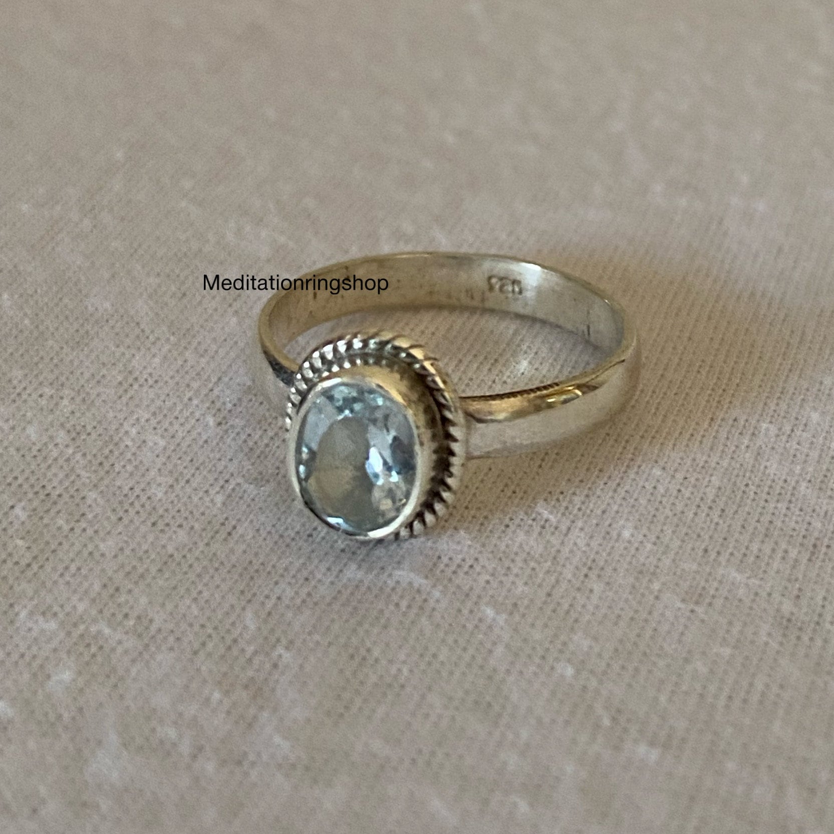 Crystal Ring, Handmade Gemstone Jewelry, 925 Sterling Silver Gift For Christmas, Women Promise Mom Crystal Ring, Handmade Gemstone Jewelry, 925 Sterling Silver Gift For Christmas, Women Promise Mom von Silverjewellery30