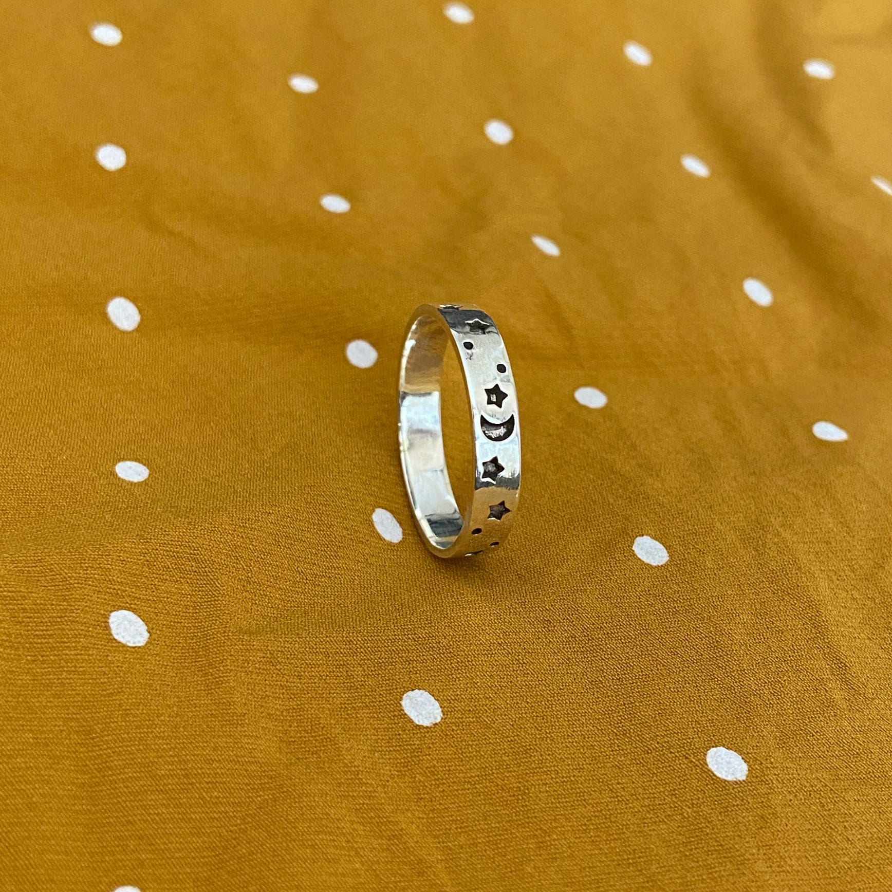 Star & Moon Spinner, Handmade Ring, Silver 925 Sterling Anxiety Thumb Jewelry, Christmas Star & Moon Spinner, Handmade Ring, Silver 925 Sterling Anxiety Thumb Jewelry, Christmas von Silverjewellery30