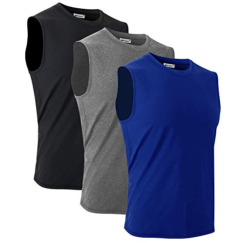 MeetHoo Herren Tank Top, Muskelshirts Tankshirt Ärmellose Shirt Achselshirt Schnelltrocknendes Unterhemd Gym Running für Männer von MeetHoo