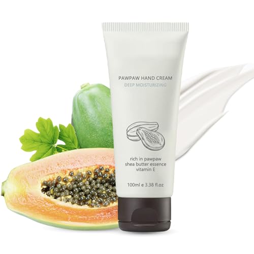 Papaw Handcreme mit Sheabutter, straffende intensive Feuchtigkeit, Vitamin-E-Feuchtigkeitspflege für alternde und trockene, rissige Hände, schnell einziehend und nicht fettend, pflegt und schützt die Papaw Handcreme mit Sheabutter, straffende intensive Feuchtigkeit, Vitamin-E-Feuchtigkeitspflege für alternde und trockene, rissige Hände, schnell einziehend und nicht fettend, pflegt und schützt die von MeiPlumLai