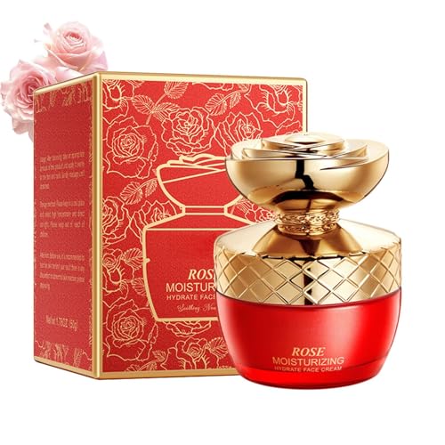 Rose Day Gesichtscreme mit natürlichem Rosenöl, Anti-Aging-Feuchtigkeitscreme für Frauen, pflegt und beruhigt, verbessert trockene, raue, stumpfe Hautprobleme, natürliche feuchtigkeitsspendende Rose Day Gesichtscreme mit natürlichem Rosenöl, Anti-Aging-Feuchtigkeitscreme für Frauen, pflegt und beruhigt, verbessert trockene, raue, stumpfe Hautprobleme, natürliche feuchtigkeitsspendende von MeiPlumLai