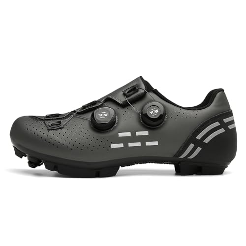 Mateju Fahrradschuhe Herren und Damen, Bunt Unisex Rennradschuhe Atmungsaktive MTB Schuhe Radschuhe MTB Leichte Mountainbike Schuhe Urlaub Rennrad Schuhe SPD Kompatibel von Meiju