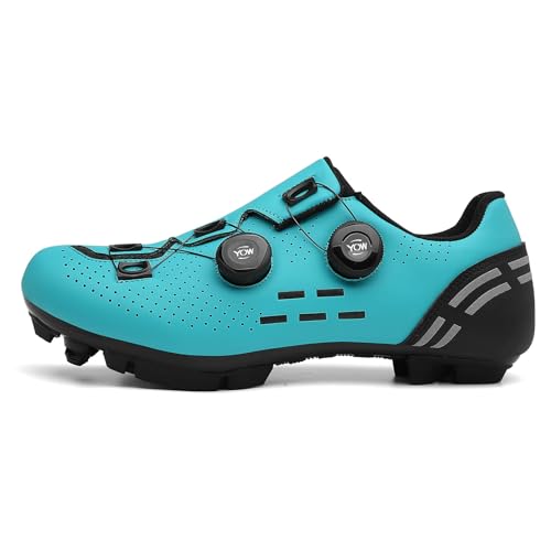 Mateju Fahrradschuhe Herren und Damen, Bunt Unisex Rennradschuhe Atmungsaktive MTB Schuhe Radschuhe MTB Leichte Mountainbike Schuhe Urlaub Rennrad Schuhe SPD Kompatibel von Meiju