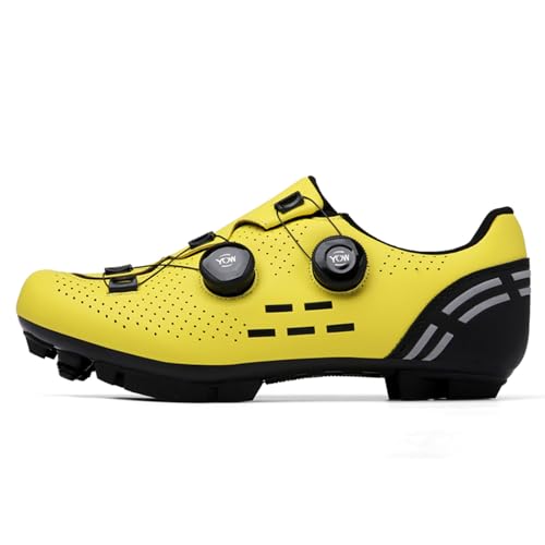 Mateju Fahrradschuhe Herren und Damen, Bunt Unisex Rennradschuhe Atmungsaktive MTB Schuhe Radschuhe MTB Leichte Mountainbike Schuhe Urlaub Rennrad Schuhe SPD Kompatibel von Meiju