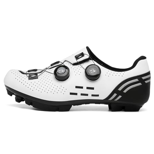 Mateju Fahrradschuhe Herren und Damen, Bunt Unisex Rennradschuhe Atmungsaktive MTB Schuhe Radschuhe MTB Leichte Mountainbike Schuhe Urlaub Rennrad Schuhe SPD Kompatibel von Meiju