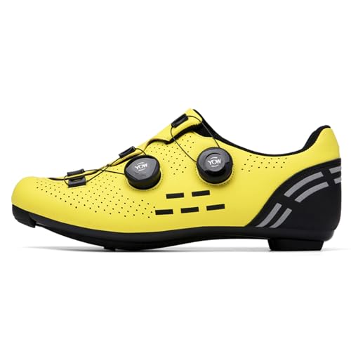 Mateju Fahrradschuhe Herren und Damen, Schwenken Unisex Rennradschuhe Atmungsaktive MTB Schuhe Radschuhe MTB Leichte Mountainbike Schuhe Urlaub Rennrad Schuhe SPD Kompatibel von Meiju