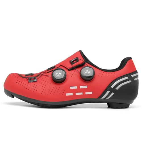 Mateju Fahrradschuhe Herren und Damen, Schwenken Unisex Rennradschuhe Atmungsaktive MTB Schuhe Radschuhe MTB Leichte Mountainbike Schuhe Urlaub Rennrad Schuhe SPD Kompatibel von Meiju