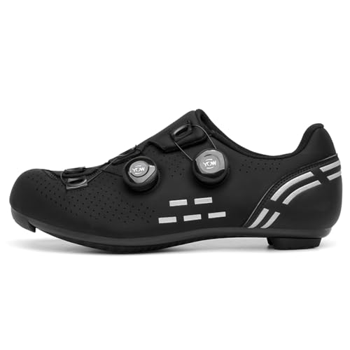 Mateju Fahrradschuhe Herren und Damen, Schwenken Unisex Rennradschuhe Atmungsaktive MTB Schuhe Radschuhe MTB Leichte Mountainbike Schuhe Urlaub Rennrad Schuhe SPD Kompatibel von Meiju