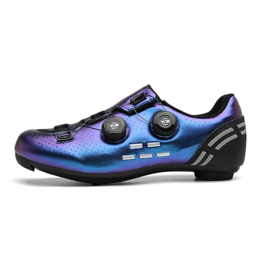 Mateju Fahrradschuhe Herren und Damen, Schwenken Unisex Rennradschuhe Atmungsaktive MTB Schuhe Radschuhe MTB Leichte Mountainbike Schuhe Urlaub Rennrad Schuhe SPD Kompatibel von Meiju