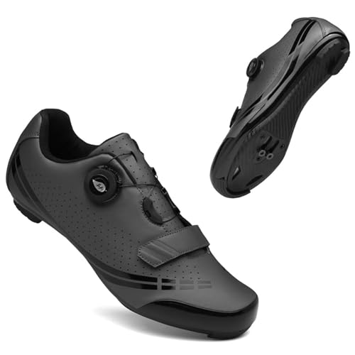 Mateju Fahrradschuhe Herren und Damen, Schwenken Unisex Rennradschuhe Atmungsaktive Radschuhe MTB Leichte Mountainbike Schuhe Urlaub Rennrad Schuhe SPD Kompatibel von Meiju