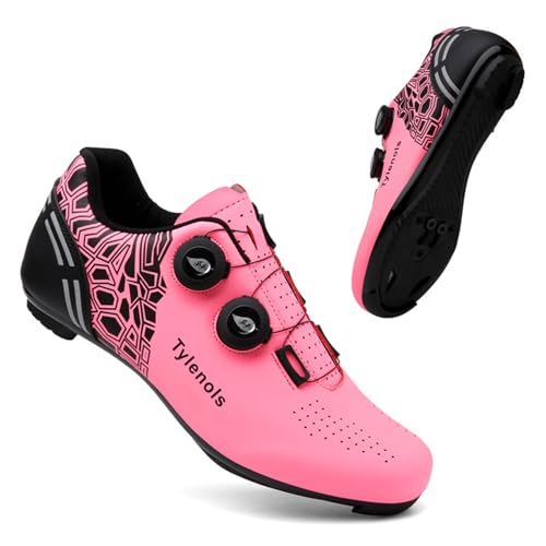 Mateju Fahrradschuhe Herren und Damen, Unisex Rennradschuhe Atmungsaktive Fahrrad Schuhe Radschuhe SPD Leichte Autobahn Schuhe Rennrad Schuhe SPD kompatibel von Meiju