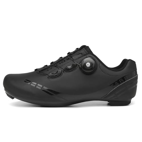 Mateju Fahrradschuhe Herren und Damen, Weiß Unisex Rennradschuhe Atmungsaktive MTB Schuhe Radschuhe MTB Leichte Mountainbike Schuhe Urlaub Rennrad Schuhe SPD Kompatibel von Meiju