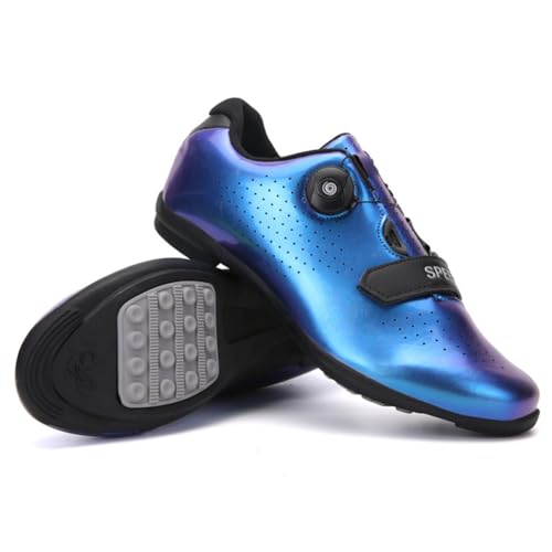 Mateju Fahrradschuhe für Herren und Damen, Schuhe mit Gummisohle rutschfeste Atmungsaktive No-Lock Fahrradschuhe Unisex Rennrad und Mountainbike Radsportschuhe Draussen von Meiju