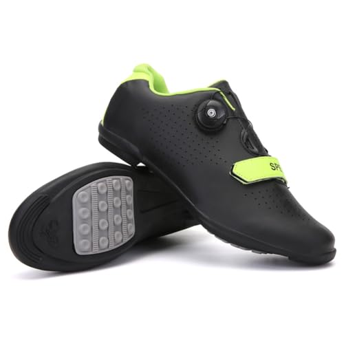 Mateju Fahrradschuhe für Herren und Damen, Schuhe mit Gummisohle rutschfeste Atmungsaktive No-Lock Fahrradschuhe Unisex Rennrad und Mountainbike Radsportschuhe Draussen von Meiju