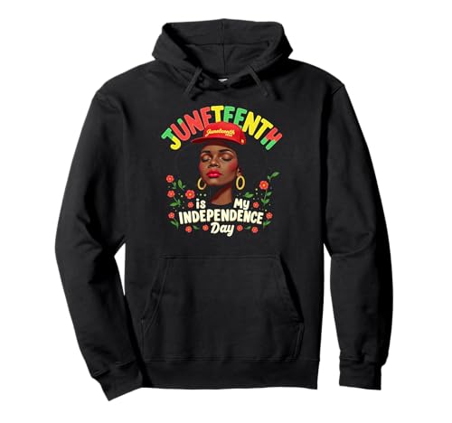 Black Woman Juneteenth 1865 Is My Independence Day Afro Pullover Hoodie Black Woman Juneteenth 1865 Is My Independence Day Afro Pullover Hoodie von Melanin Queen Afro Girl Black History