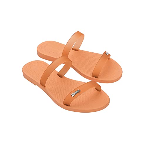 melissa Sun Torrance AD, flache Damen-Sandalen, Orange, 35/35,5 EU, orange, 35/35.5 EU von Melissa