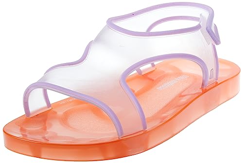 melissa Mini Acqua Me Inf Flache Sandale, orange, 32 EU von Melissa