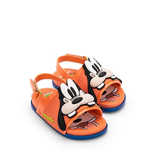 melissa Mini Beach Slide Flache Sandale, orange, 30 EU von Melissa