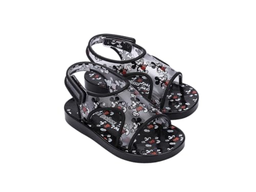 melissa Mini Acqua + Mickey Mouse BB flache Sandalen für Babys, Rosa, 19/20 EU von Melissa