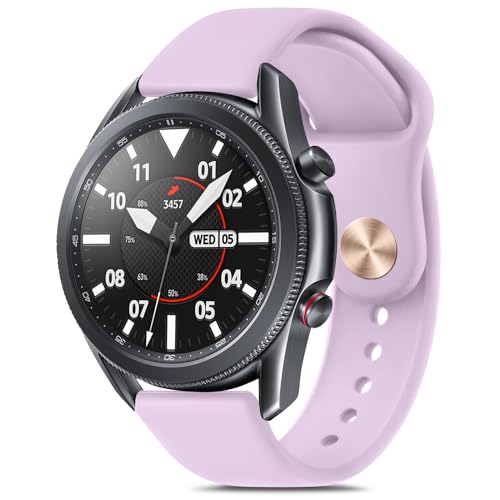 Meliya Kompatibel mit Samsung Galaxy Watch 3 Armbändern 45 mm/Galaxy Watch 46 mm, Gear S3 Frontier/Classic, 22 mm weiches Silikon-Sport-Ersatzband für Galaxy Watch 3 45 mm, für Damen und Herren, von Meliya