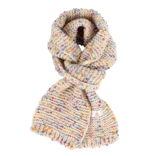 Meliyya Kinder Winter Strickschal Regenbogenfarben Halstuch Mädchen Jungen 120 * 13cm Langer Schal, Regenbogenfarben Beige Meliyya Kinder Winter Strickschal Regenbogenfarben Halstuch Mädchen Jungen 120 * 13cm Langer Schal, Regenbogenfarben Beige von Meliyya