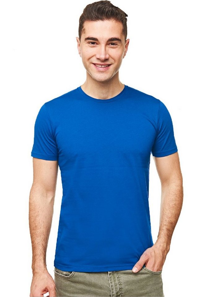 Mellice T-Shirt Herren Kurzarm Rundhals T-Shirt Baumwolle von Mellice