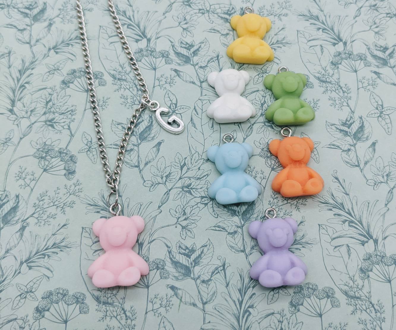 Kawaii Bär Kette, Schmuck, Geschenke, Kinder Halskette, Personalisierte Kleine Schwester von Melspridejewellery