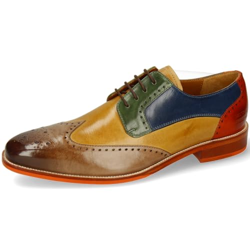 Melvin & Hamilton Derby Schuhe Herren Jeff 14 Multi 39 von Melvin & Hamilton